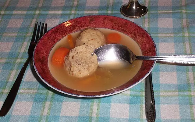 Matzah ball soup