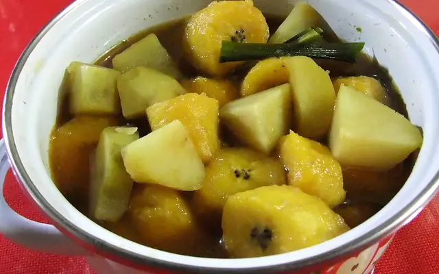 Kolak and iced drinks