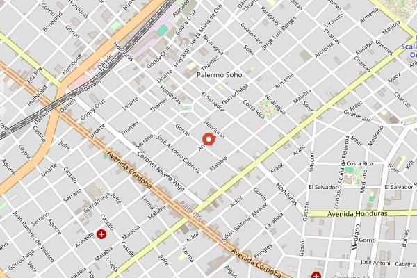 Map showing Cochinchina in Buenos Aires