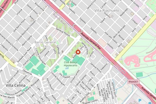 Map showing Buller Brewing Company in Buenos Aires