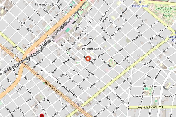 Map showing Growlers in Buenos Aires