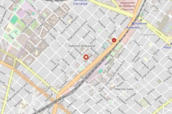 Map showing On Tap (Palermo) in Buenos Aires