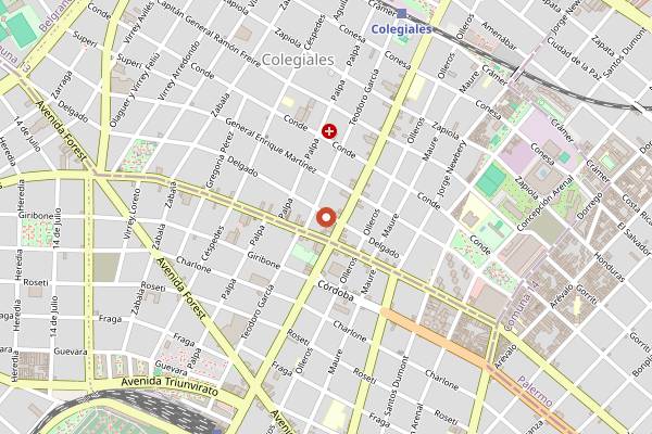 Map showing Strange Brewing in Buenos Aires