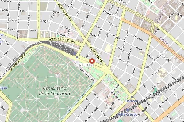 Map showing Albamonte in Buenos Aires