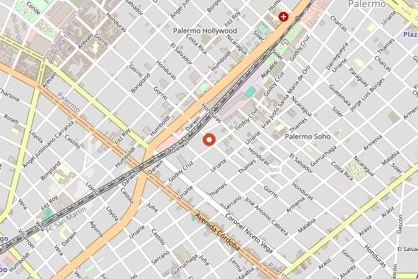 Map showing Crizia in Buenos Aires