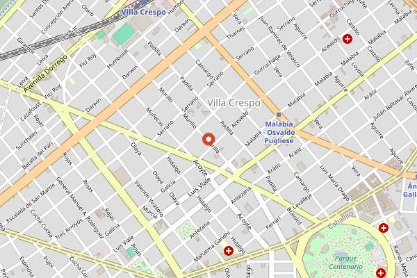 Map showing Trescha in Buenos Aires