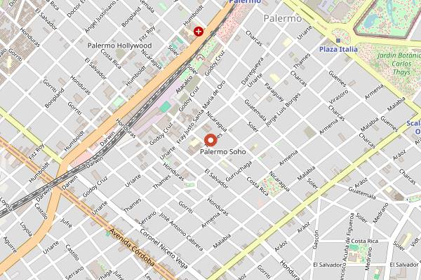 Map showing Nino Gordo in Buenos Aires