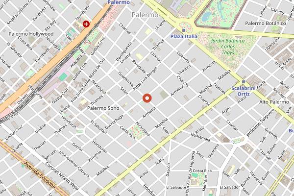 Map showing Don Julio in Buenos Aires