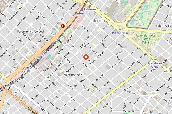 Map showing Tres Monos in Buenos Aires
