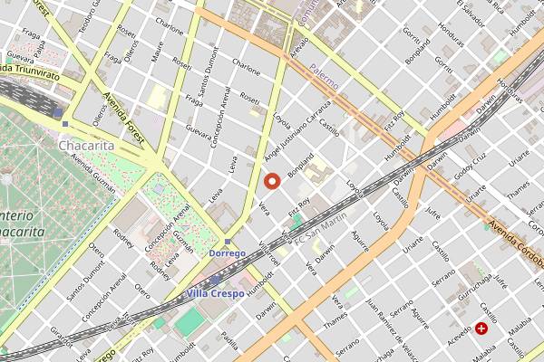 Map showing Anchoita in Buenos Aires