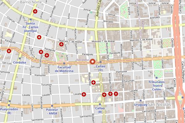 Map showing El Hornero Tucumano in Buenos Aires