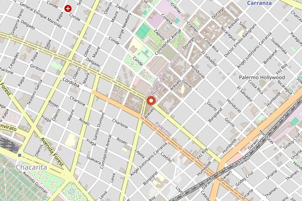 Map showing Azafran in Buenos Aires