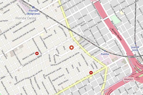 Map showing Lite Wine in Buenos Aires
