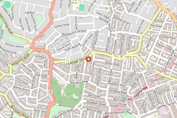 Map showing Little Mis.spelt in Brisbane