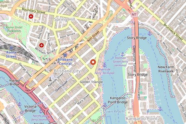 Map showing Brooklyn Standard in Brisbane