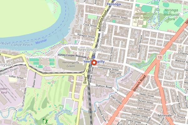 Map showing Slipstream Brewing in Brisbane