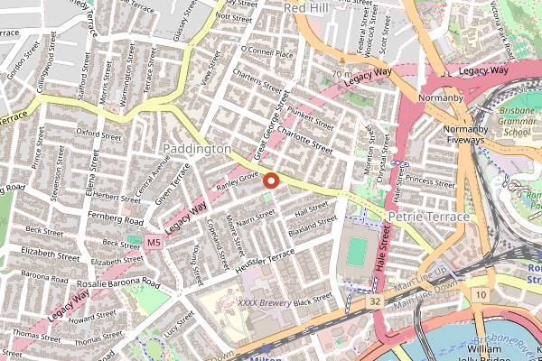 Map showing Anouk in Brisbane