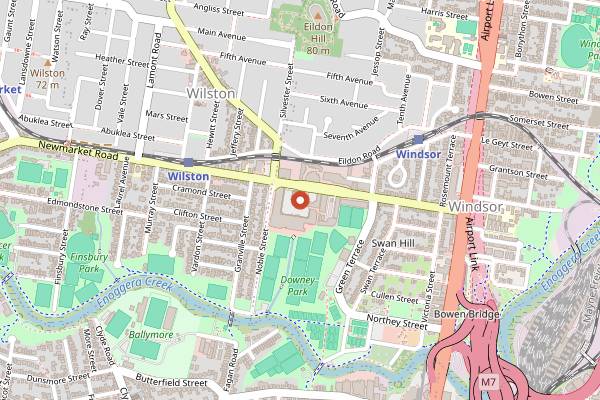 Map showing Kafe Krave in Brisbane