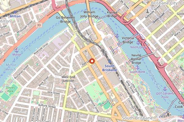 Map showing Chu The Phat in Brisbane