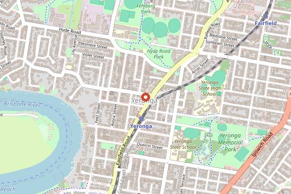 Map showing Yim Thai in Brisbane