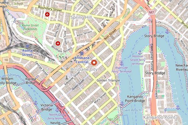 Map showing Vege Rama in Brisbane