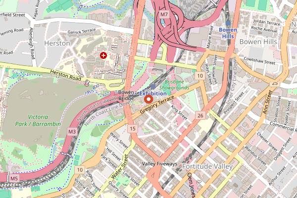 Map showing Festitalia in Brisbane
