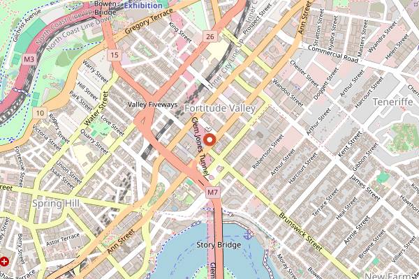 Map showing Joy in Brisbane