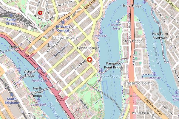Map showing Doughcraft in Brisbane