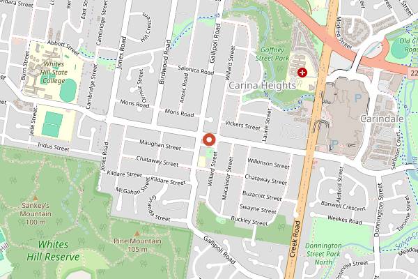 Map showing Thai Antique in Brisbane