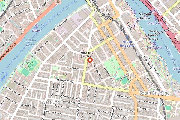 Map showing Cobbler in Brisbane
