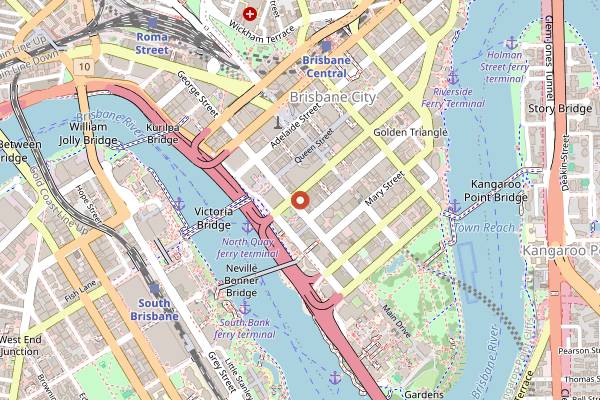 Map showing Donna Chang in Brisbane