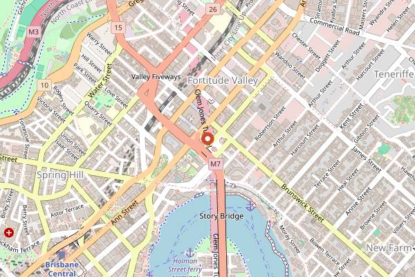 Map showing Rosmarino in Brisbane