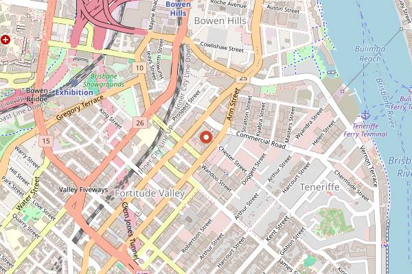 Map showing Tartufo in Brisbane
