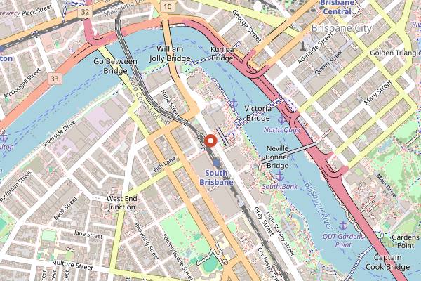 Map showing Maeve in Brisbane