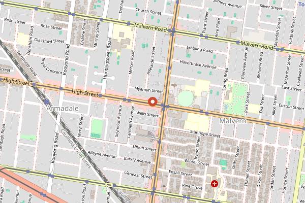 Map showing Otter's Promise in Melbourne