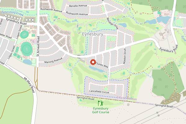 Map showing Daylesford and Macedon Ranges Food Trail in Melbourne