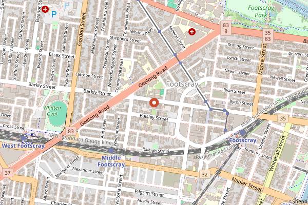 Map showing Matsu in Melbourne