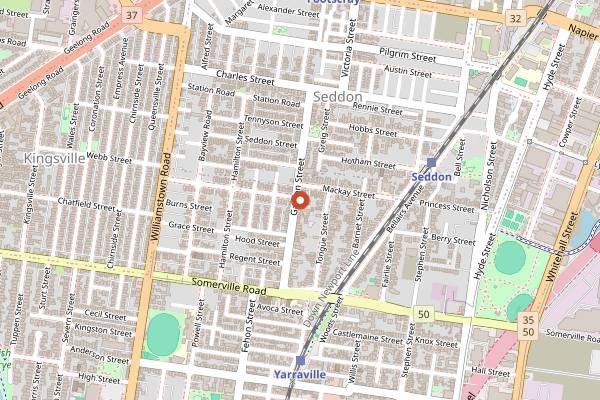 Map showing Navi in Melbourne