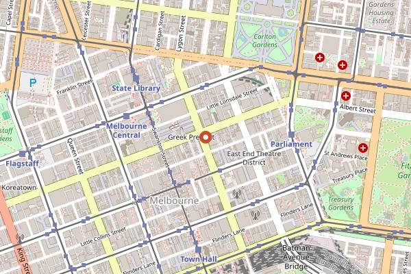 Map showing Heartbreaker in Melbourne