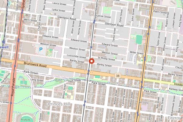 Map showing Daphne in Melbourne