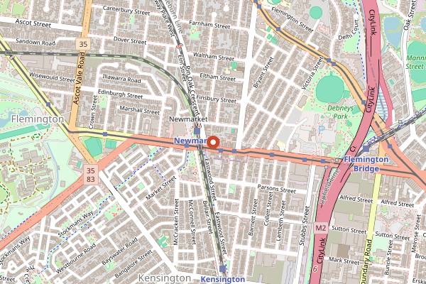 Map showing Laksa King in Melbourne