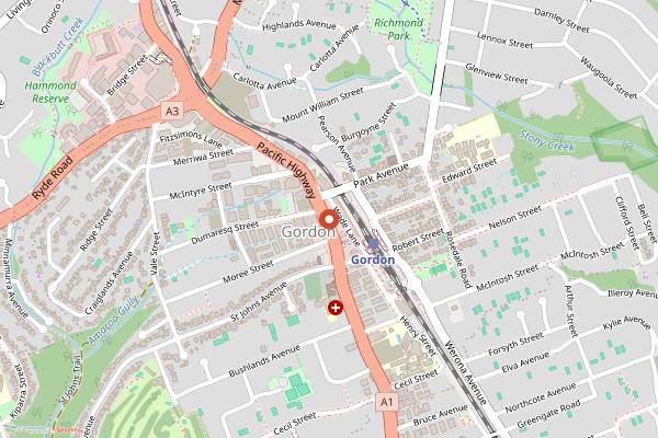 Map showing Bakerie in Sydney