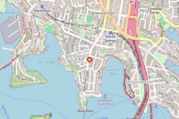 Map showing Fiore Bread in Sydney