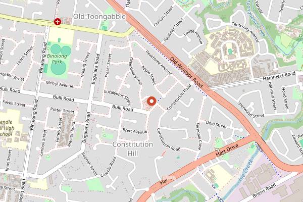 Map showing Watch Your Fingers Patisserie in Sydney