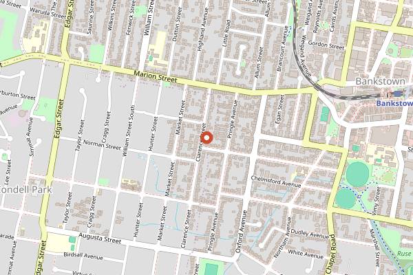 Map showing Burrow Bar in Sydney