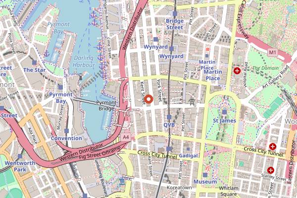 Map showing Cantina OK! in Sydney