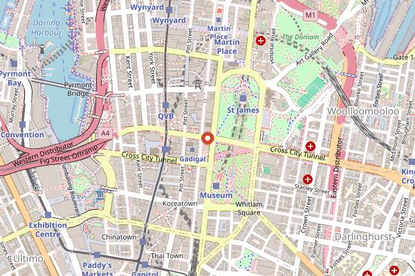 Map showing Ramblin' Rascal Tavern in Sydney