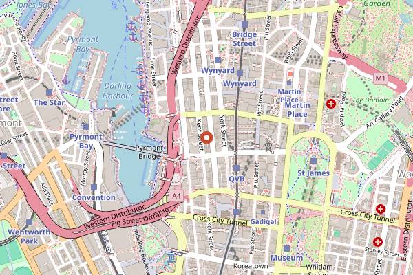 Map showing The Lobo Plantation in Sydney