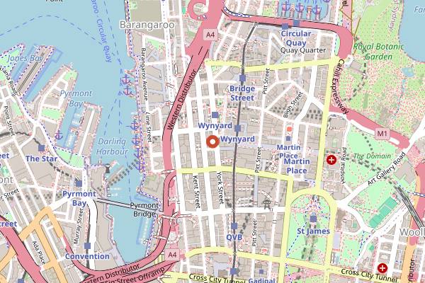 Map showing Uncle Ming's in Sydney