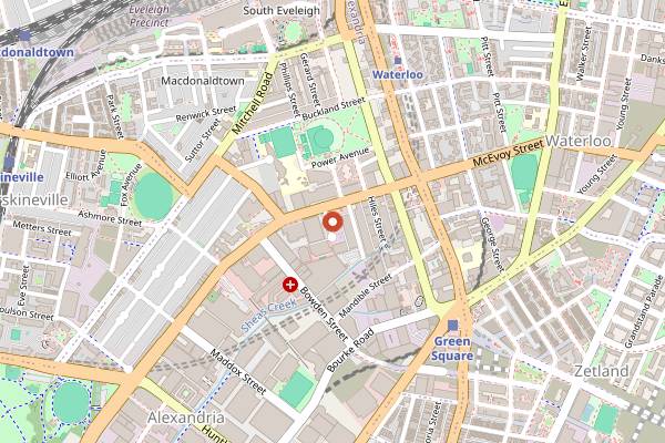 Map showing 2 Halfs Brewing & Distilling in Sydney